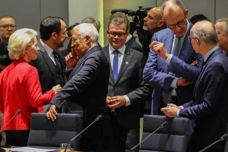 Liderii europeni discută despre relațiile comerciale cu SUA la Bruxelles.