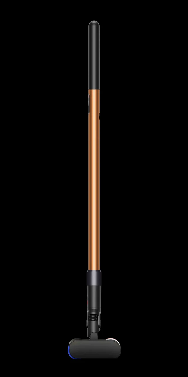 Aspiratorul PencilWash în poziție verticală, evidențiind designul subțire.