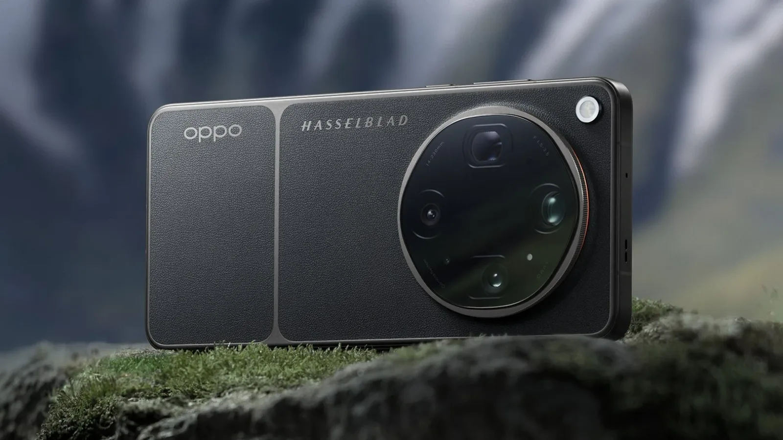 Design elegant al telefonului OPPO cu un sistem foto avansat.