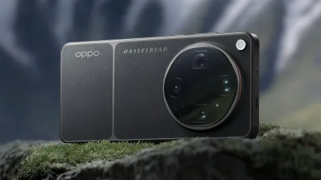 Design elegant al telefonului OPPO cu un sistem foto avansat.