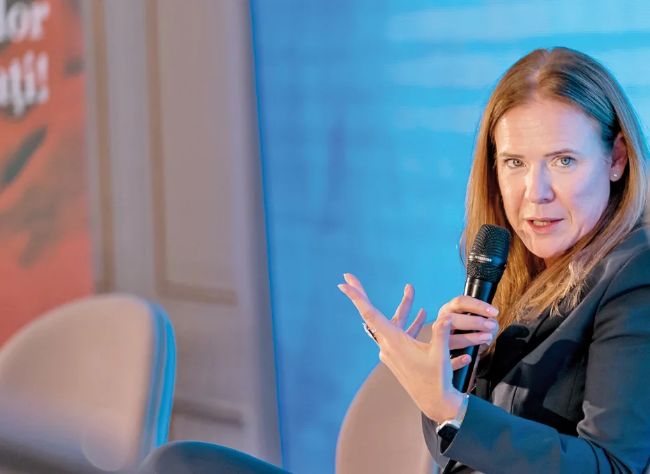 Christina Verchere discutând despre performanța OMV Petrom în T1/2026.