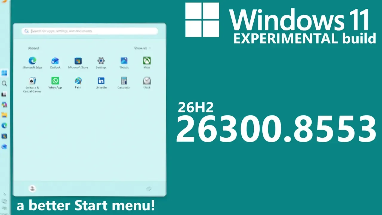 Meniul Start din Windows 11 devine mai personalizabil pentru utilizatori.