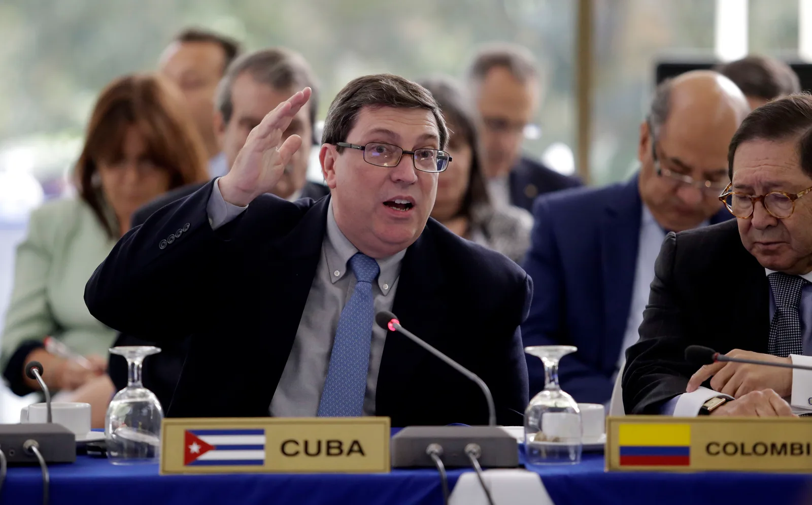 Bruno Rodríguez Parrilla discută despre criza energetică a Cubei.