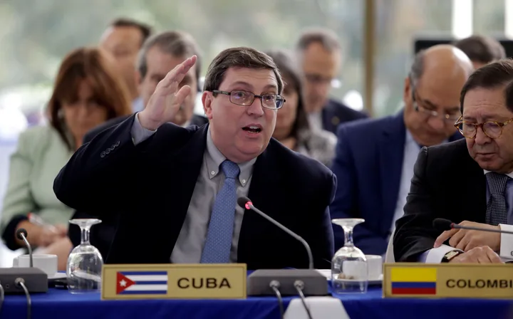 Bruno Rodríguez Parrilla discută despre criza energetică a Cubei.