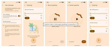 Funcția de mesaje vocale personalizate pe telefoanele Pixel îmbunătățește experiența utilizatorilor.