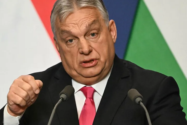 Viktor Orban discutând despre tensiunile energetice din Europa.