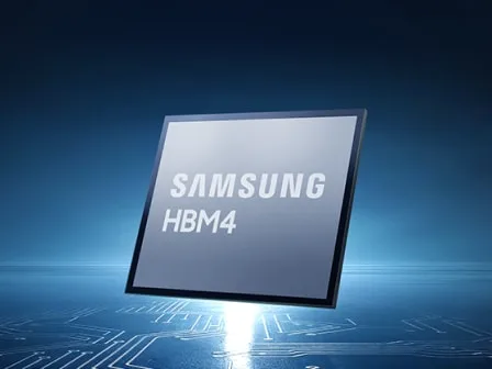 Cip HBM4 de la Samsung, simbol al inovației în memorii.