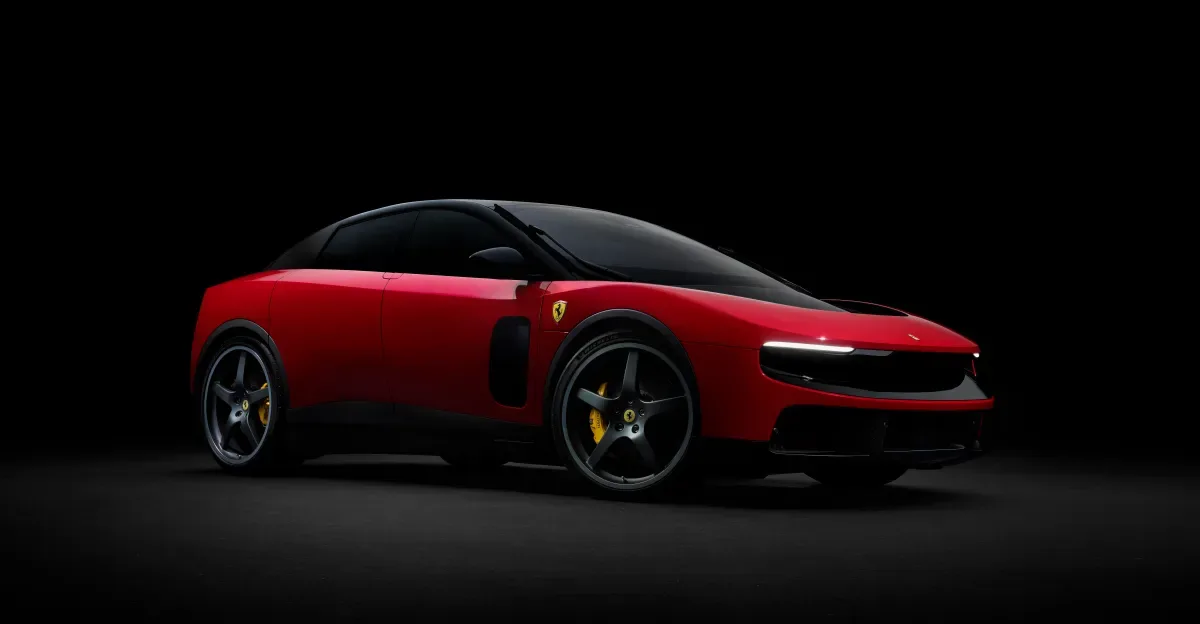 Modelul electric Luce de la Ferrari, cu un design inspirat de Apple.