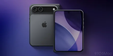 Un telefon pliabil Apple, cu un design modern și elegant.