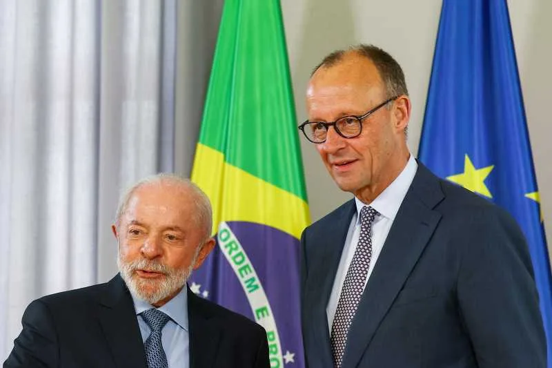 Friedrich Merz și Lula discută despre acordul economic UE-Mercosur.