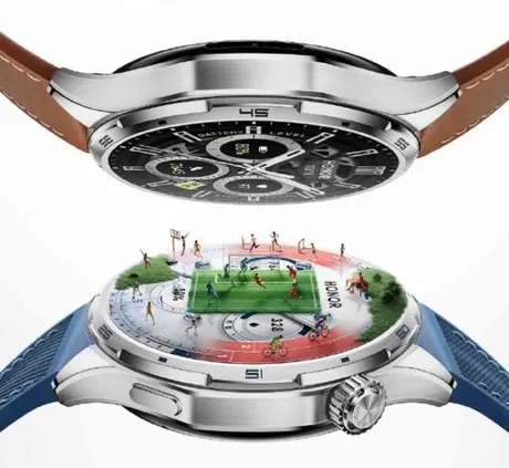 Ceas inteligent cu design modern și funcții avansate pentru sănătate.