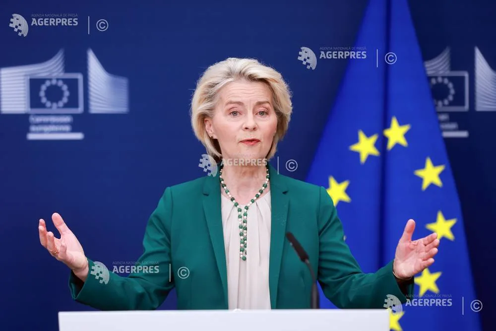 Ursula von der Leyen discutând despre colaborarea cu Bulgaria pentru stabilitate politică.