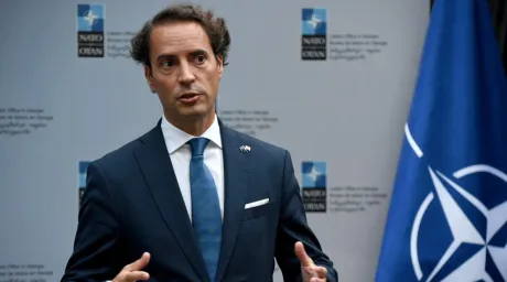 Javier Colomina discută despre întărirea pilonului european în cadrul NATO.