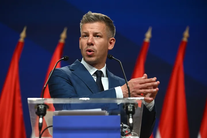 Peter Magyar discută despre securitatea energetică a Ungariei și diversificarea surselor de energie.