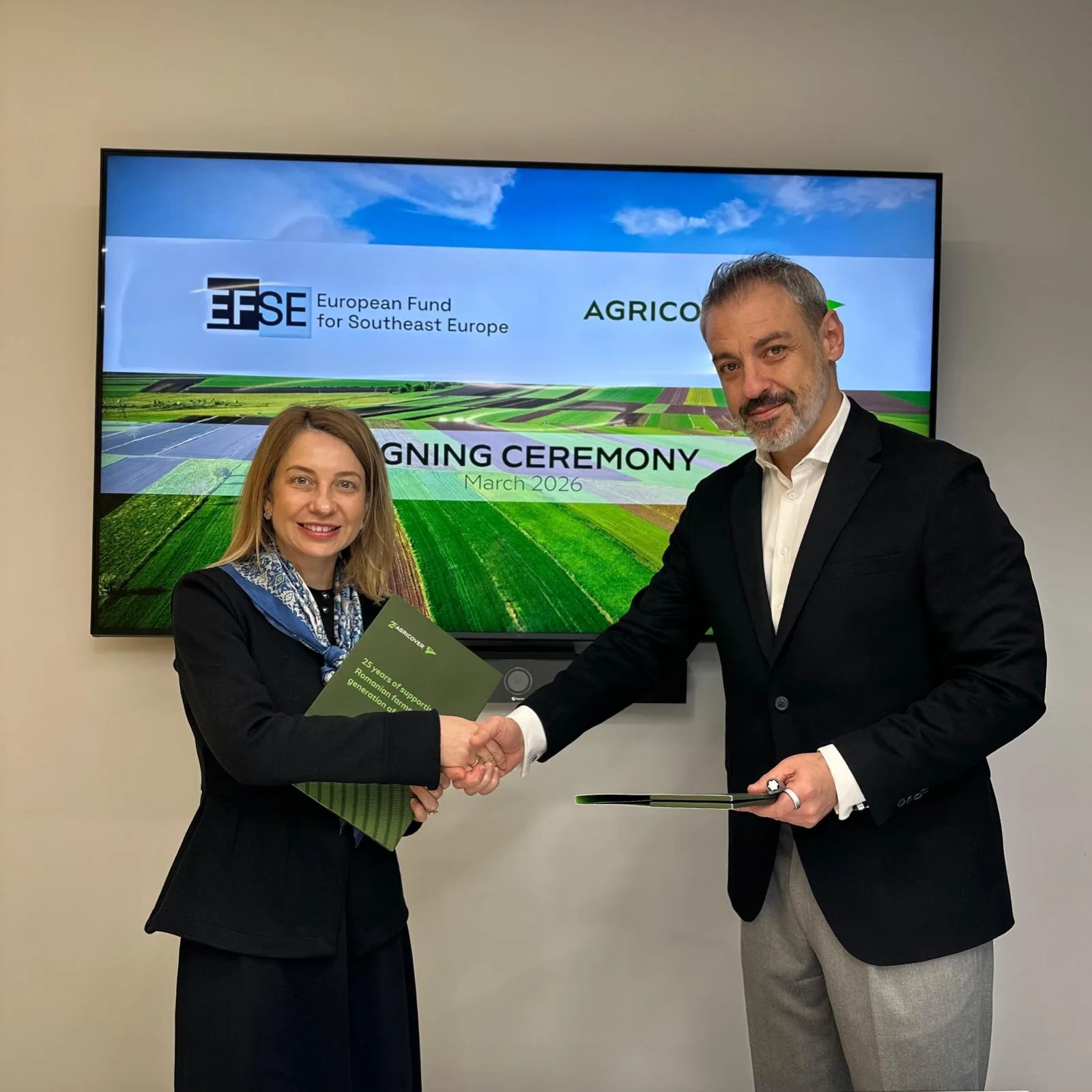 Semnarea parteneriatului pentru sprijinirea agriculturii durabile în România