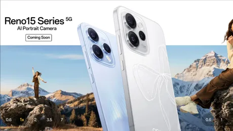 Noua serie OPPO Reno 16 Pro Mini cu design modern și module foto îmbunătățite.