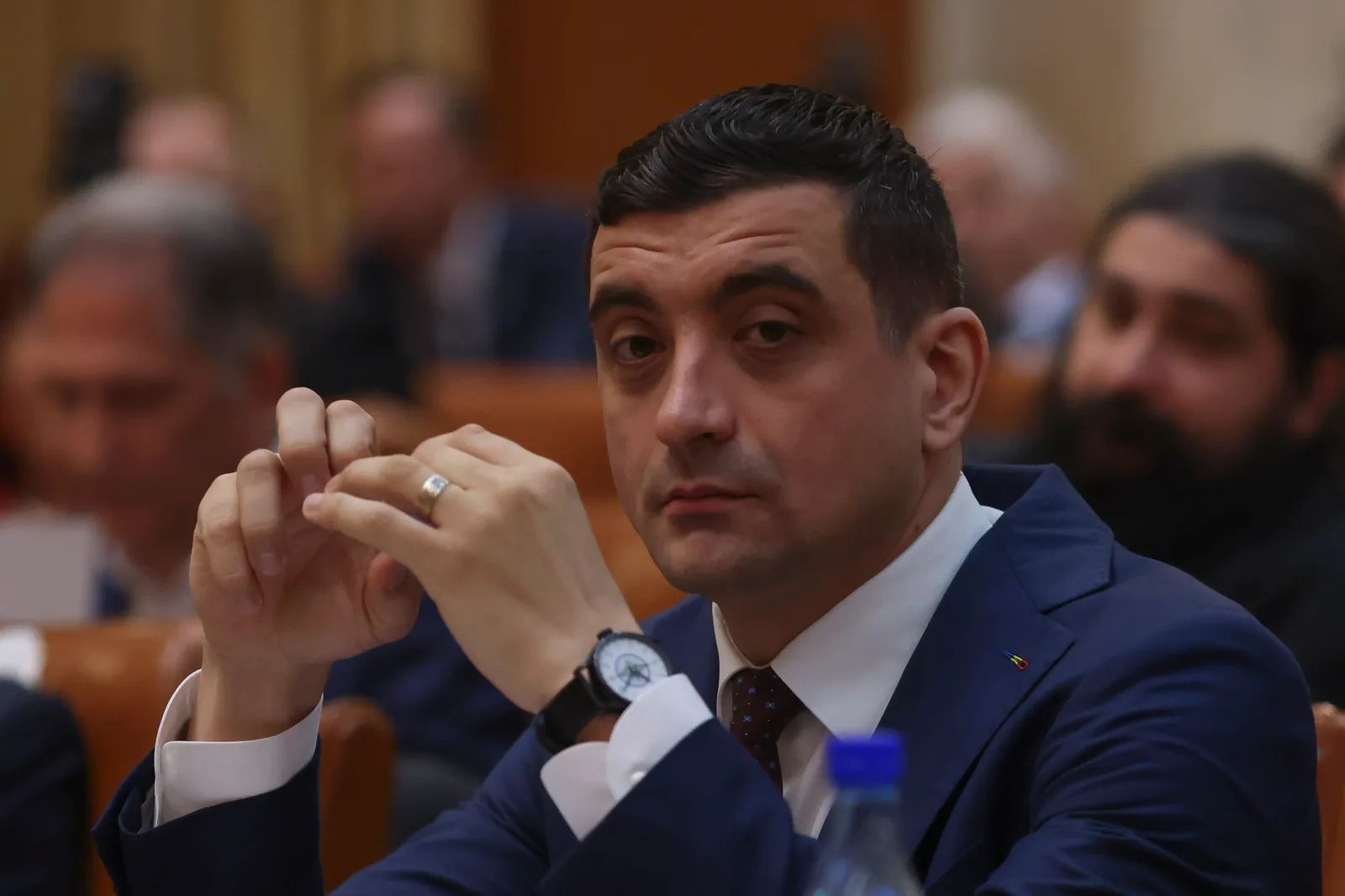 George Simion discută despre condițiile AUR pentru guvernare.