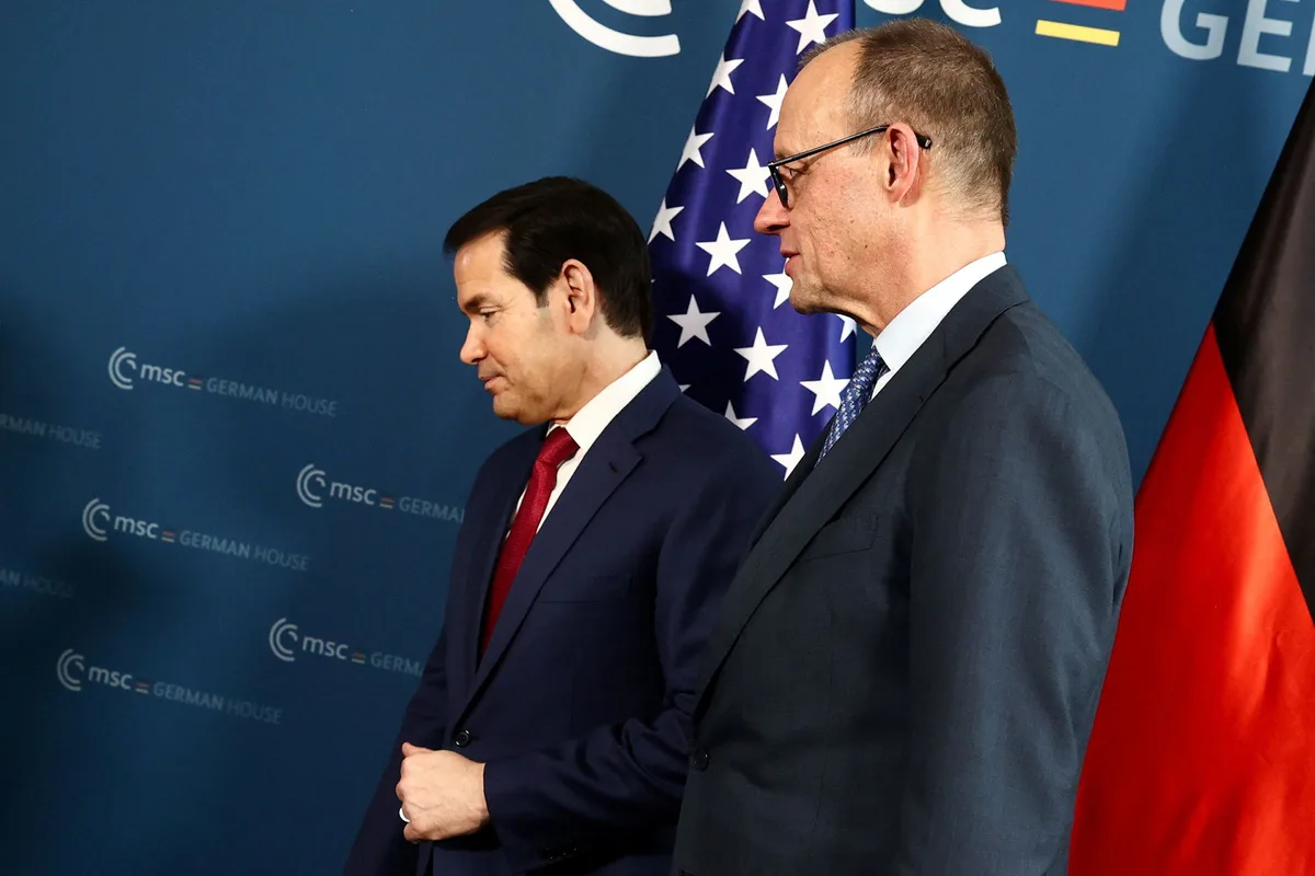 Marco Rubio discutând despre unitatea Occidentului la Conferința de Securitate de la Munchen.