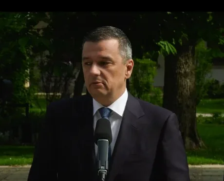Sorin Grindeanu discutând despre negocierile pentru noul guvern.