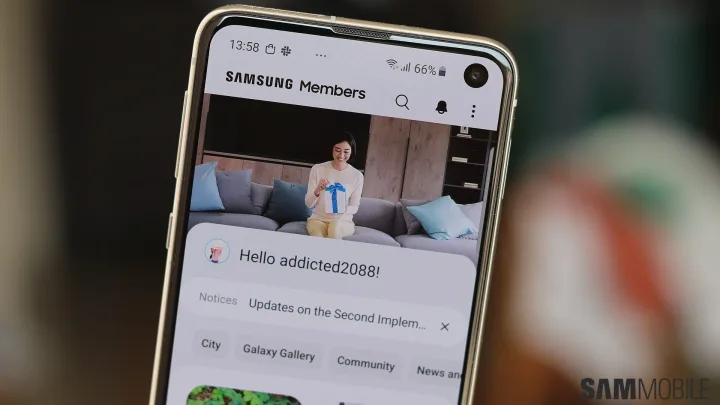 Actualizarea aplicației Samsung Members aduce un design modern și o bară de navigare flotantă.