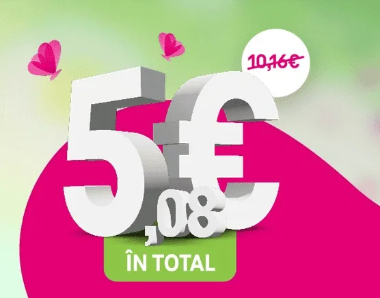 Prețul promoțional de 5,08 euro pentru două abonamente Telekom