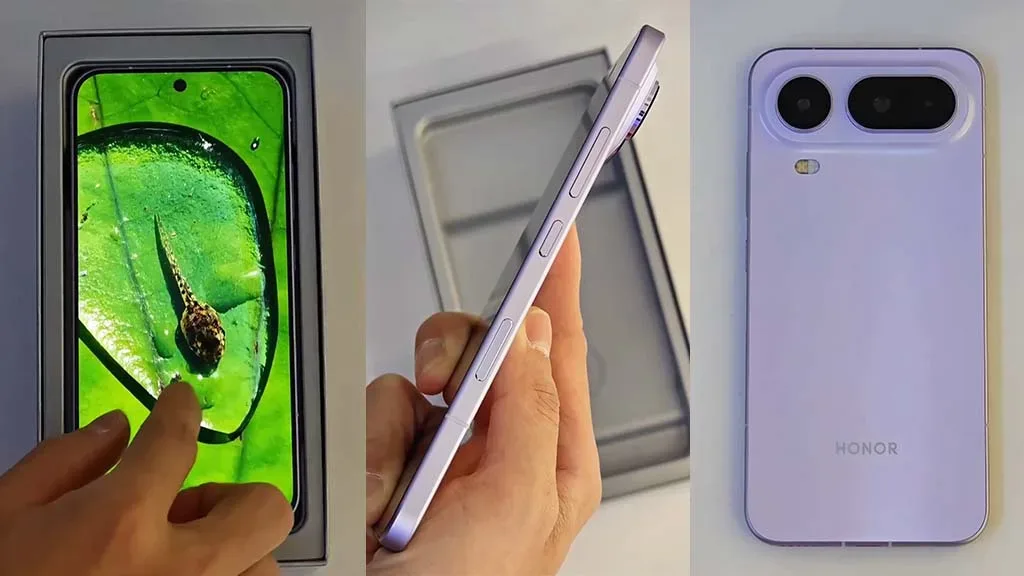 Despachetarea telefonului HONOR Magic 8 Pro Air cu design subțire.