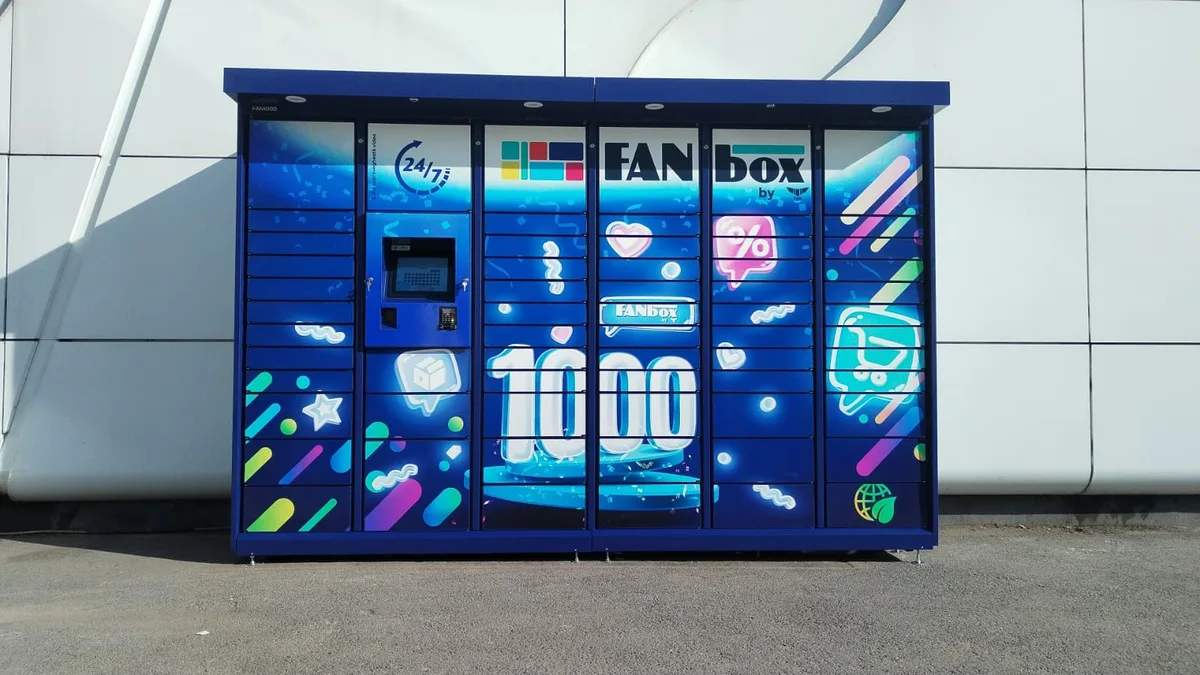 Locker FANbox pentru livrări rapide și eficiente.