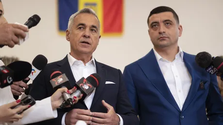 George Simion și Călin Georgescu discută despre viitorul politic al AUR.