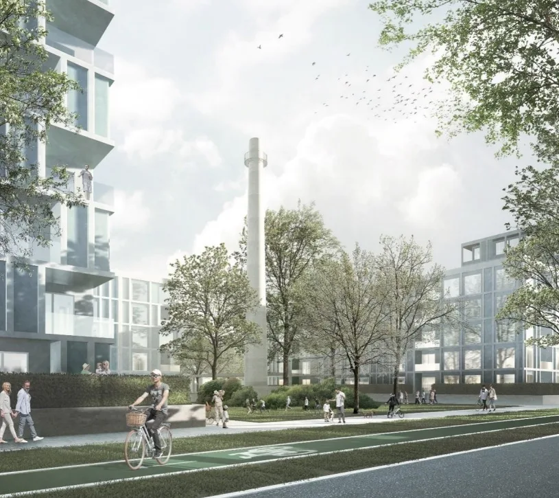 Viziunea arhitecturală pentru noul proiect de pe terenul Sanex.