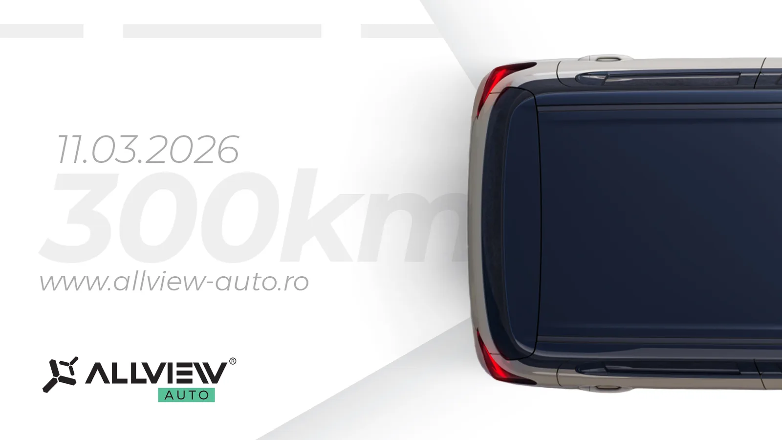 Noul automobil electric Allview promite o autonomie impresionantă de 300 km.