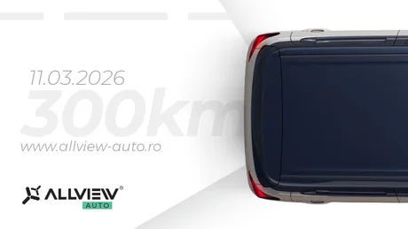 Noul automobil electric Allview promite o autonomie impresionantă de 300 km.