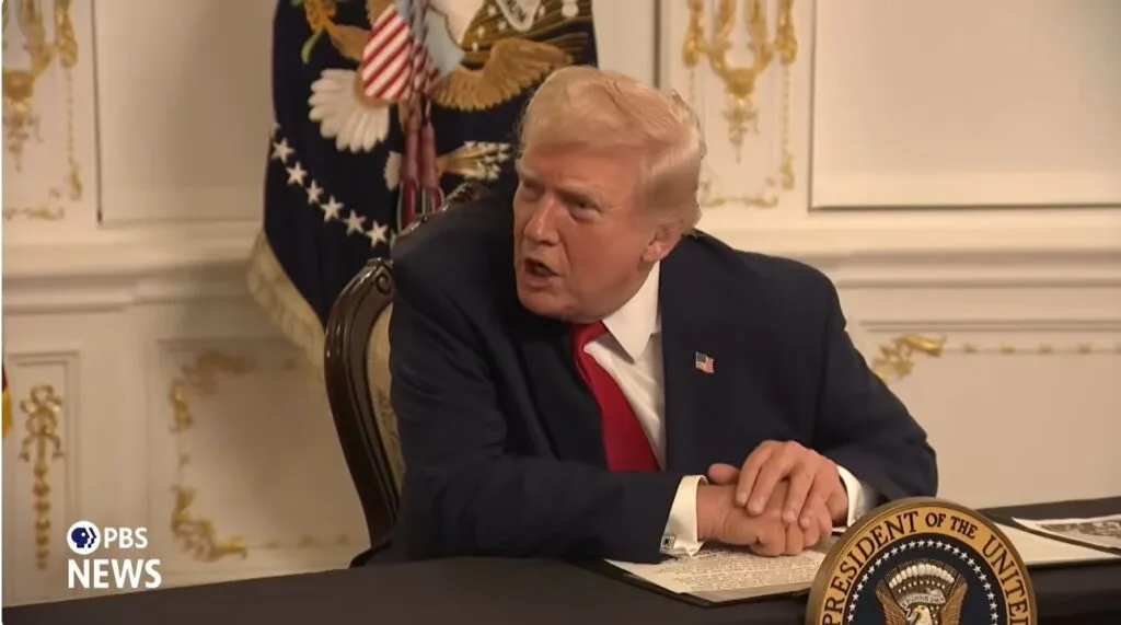 Discuții despre o bancnotă de 250 de dolari cu Donald Trump la Trezoreria SUA.