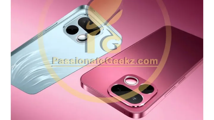 Design modern al telefonului Realme 16T 5G cu camere duale și culori atractive.