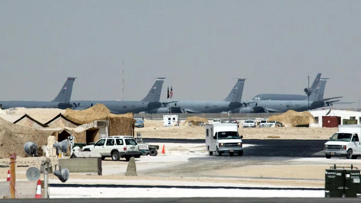 Baze aeriene americane în Qatar, esențiale pentru operațiuni.