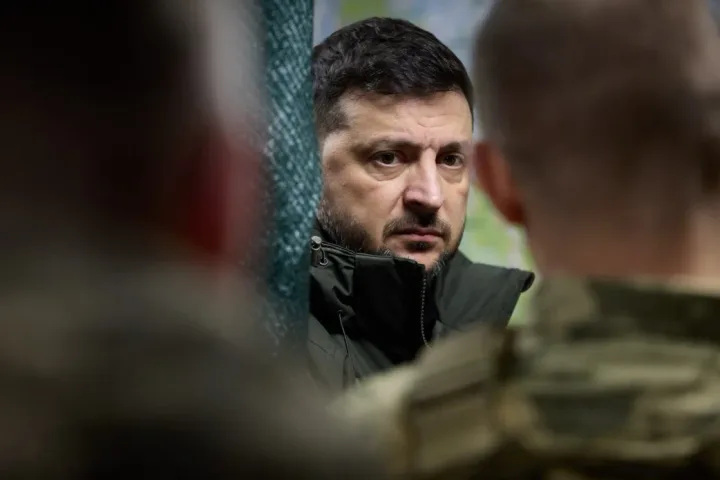 Volodimir Zelenski discută despre amenințările ruse la adresa Kievului.