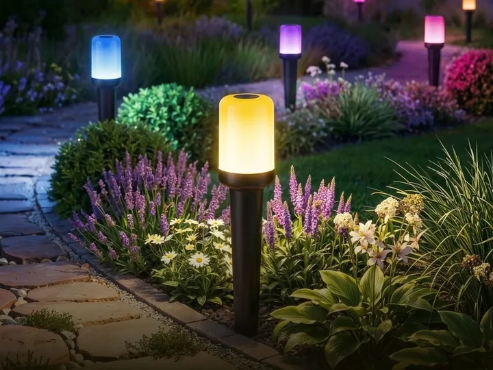 Luminile smart pentru exterior Govee, ideale pentru grădini și alei.