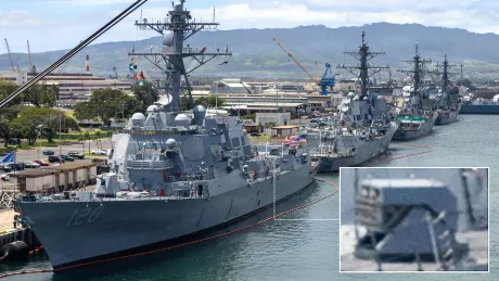 Distrugătorul USS Carl M. Levin anunță o nouă capacitate de apărare împotriva dronelor.