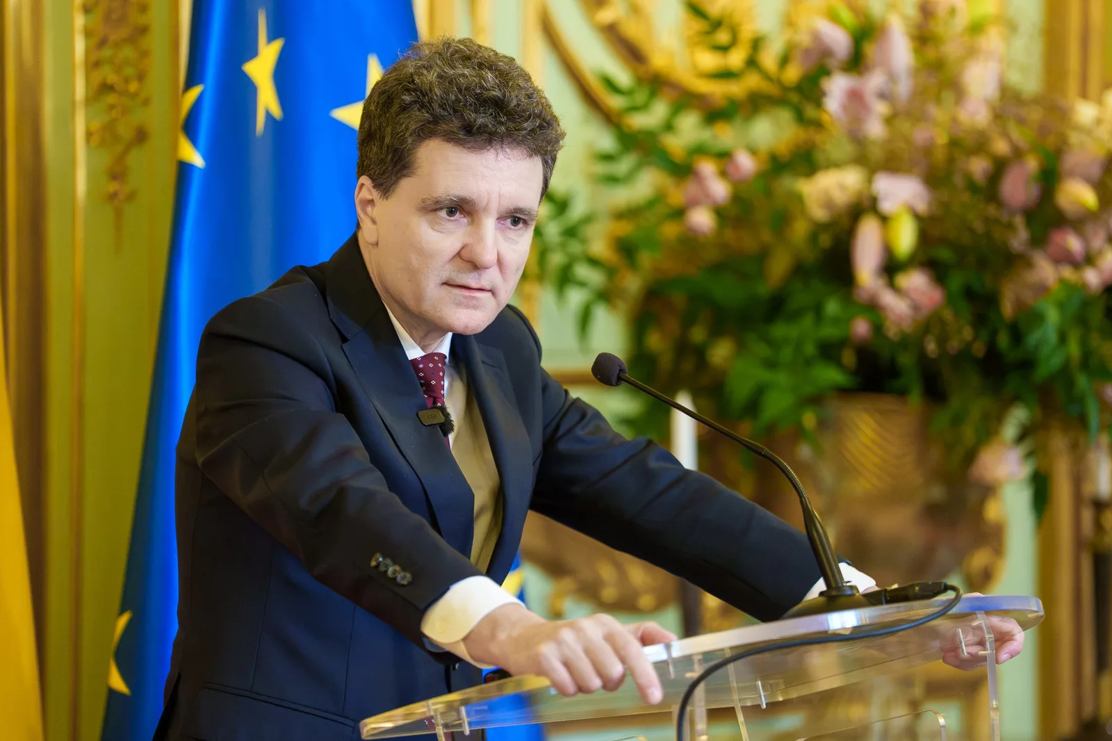 Nicușor Dan discutând despre investiții și Piața Unică la Consiliul European.