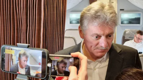 Dmitri Peskov discutând despre negocierile trilaterale la Abu Dhabi.