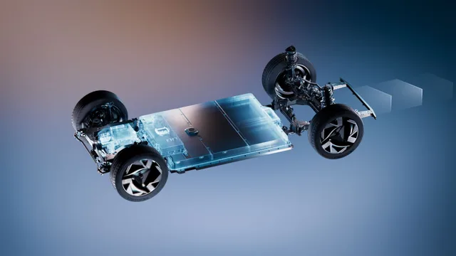 Designul avansat al platformei electrice Renault.