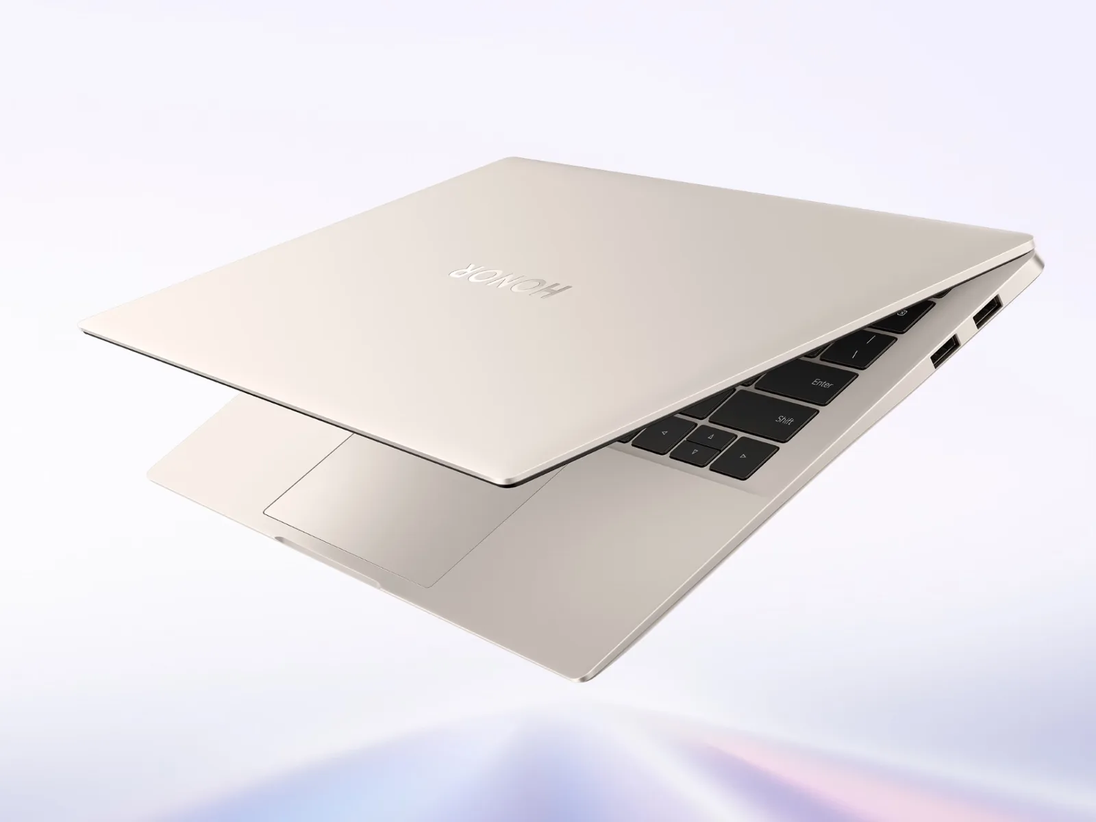 Laptopul Honor MagicBook 14 2026 cu design elegant și specificații competitive.