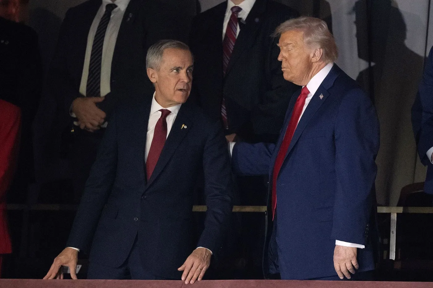 Mark Carney discutând despre relațiile comerciale cu SUA.