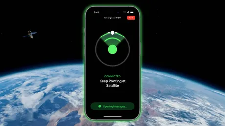 Concept de husă pentru îmbunătățirea comunicațiilor prin satelit la iPhone.