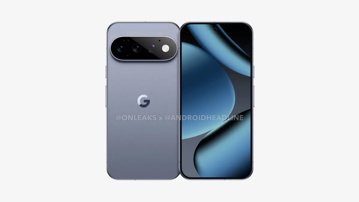 Google Pixel 11 Pro cu design elegant și cameră neagră.