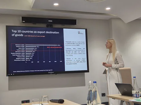 Prezentare despre exporturile Republicii Moldova către România și impactul economic.