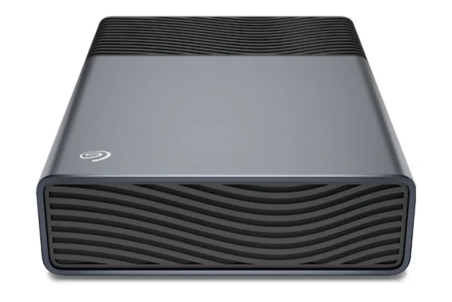 Dispozitiv de stocare externă cu design modern și funcționalitate avansată.