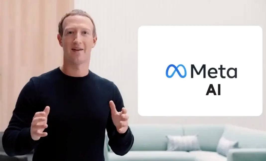 Mark Zuckerberg discutând despre inteligența artificială în biroul său de la Meta.