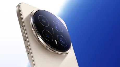 Detaliu al camerei telefonului Honor Magic8 Pro, cu un design elegant.