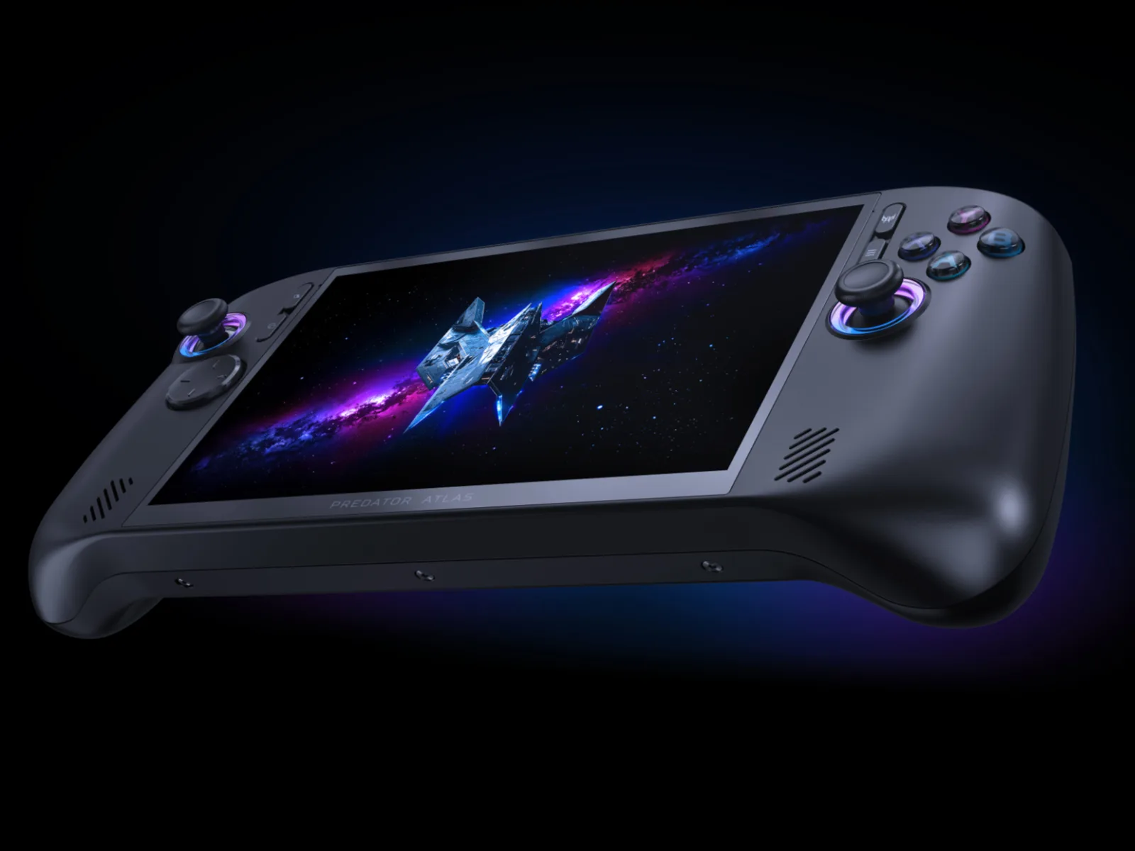 Console portabilă cu grafică avansată și ecran de 8 inci.