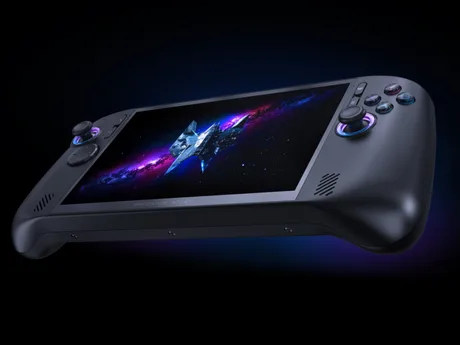 Console portabilă cu grafică avansată și ecran de 8 inci.